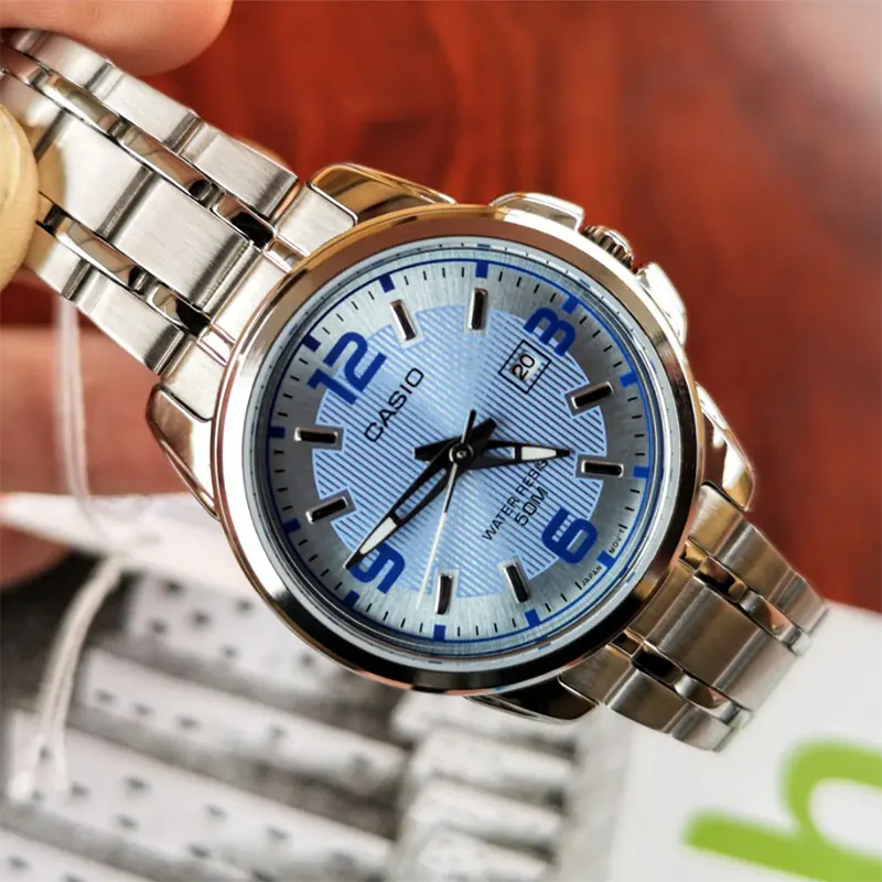 Casio Enticer Quartz Blue Dial Ladies Watch- LTP-1314D-2AV